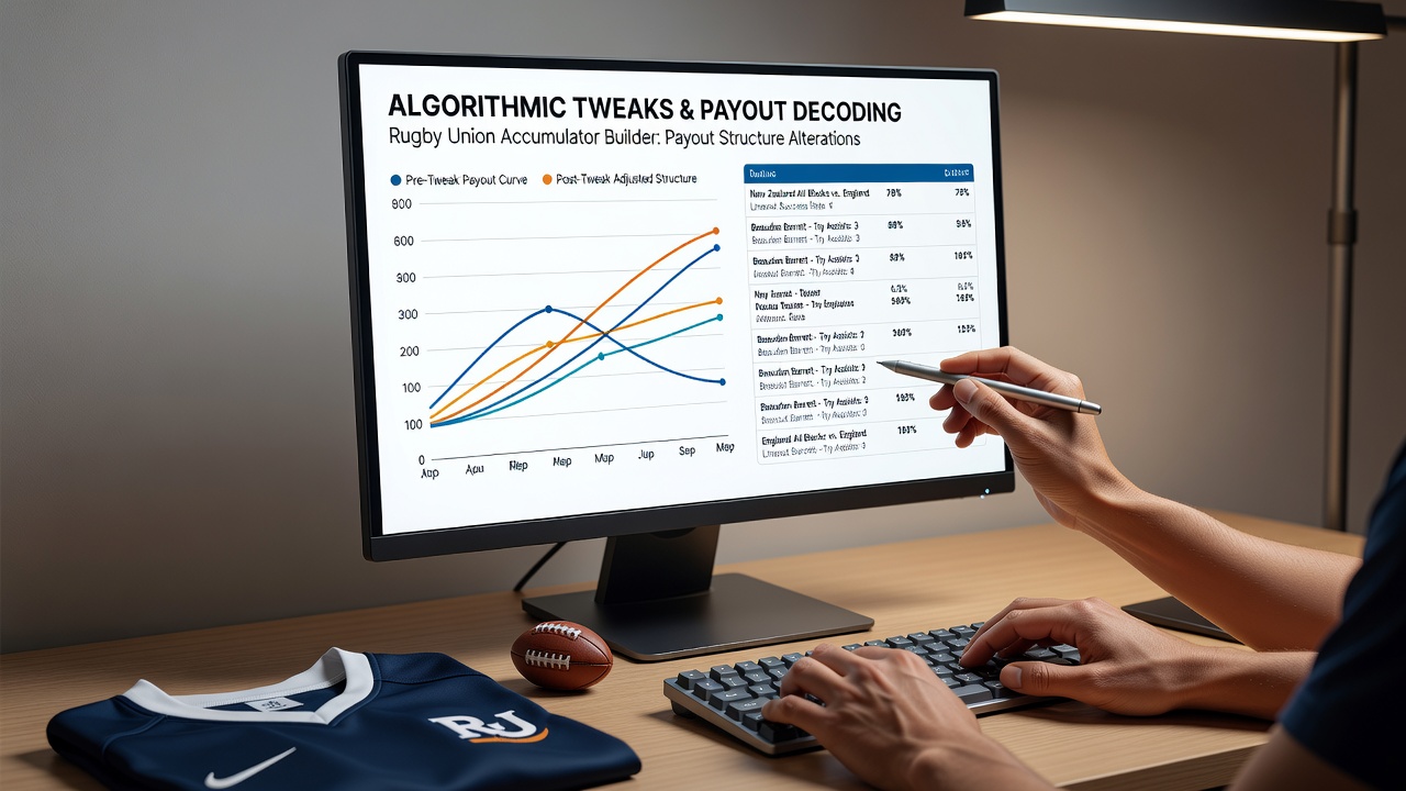 Data visualization showing payout structure changes in rugby accumulator tools